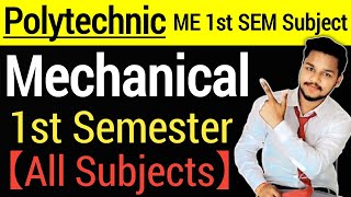 Polytechnic/Diploma 1st Semester Syllabus Mechanical Engineering || Mechanical Engineering 2021-22