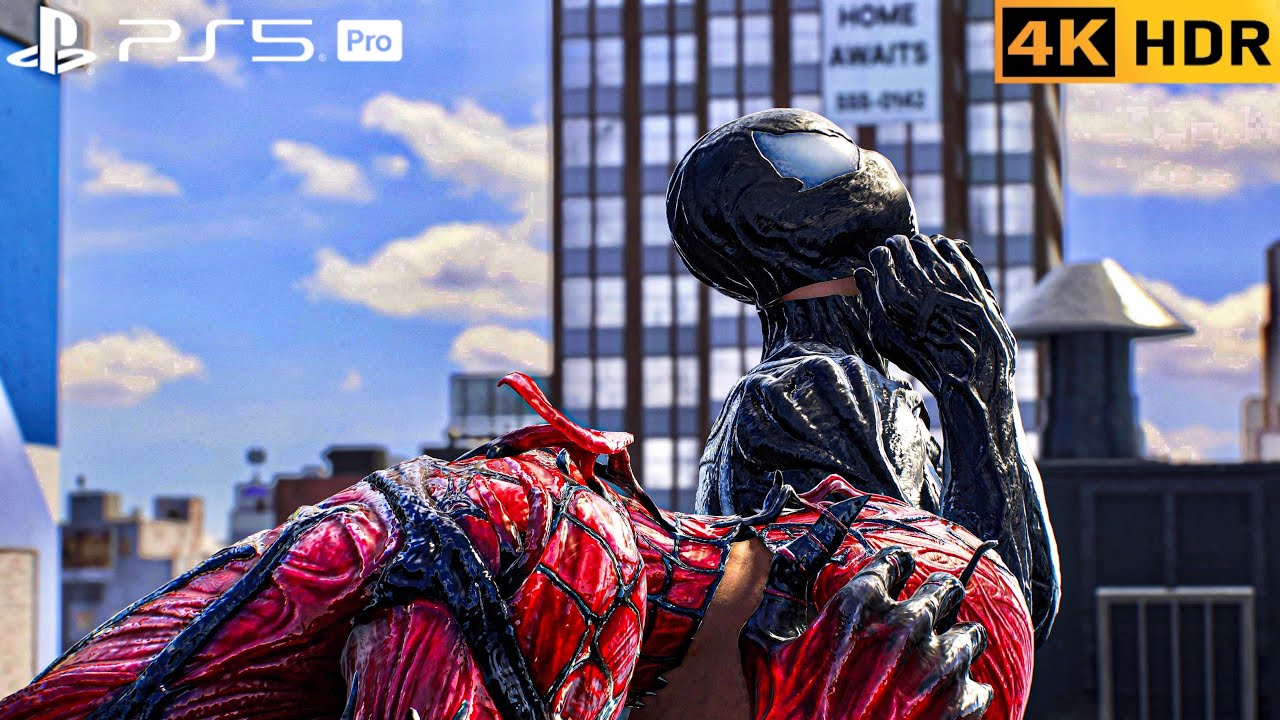 (PS5 PRO) Venom joins Carnage to Fight Sandman | 4K HDR |