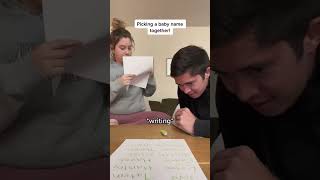 We Picked Our Babys Name