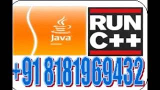 Java assignment help in India|Call 918181969432