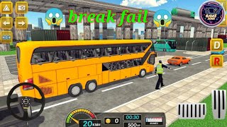 🚍Vietnam Bus simulator gameplay🚍😱bus break fail😱🚍\\bussimulator //drawing \\gamezone \bus racing screenshot 2