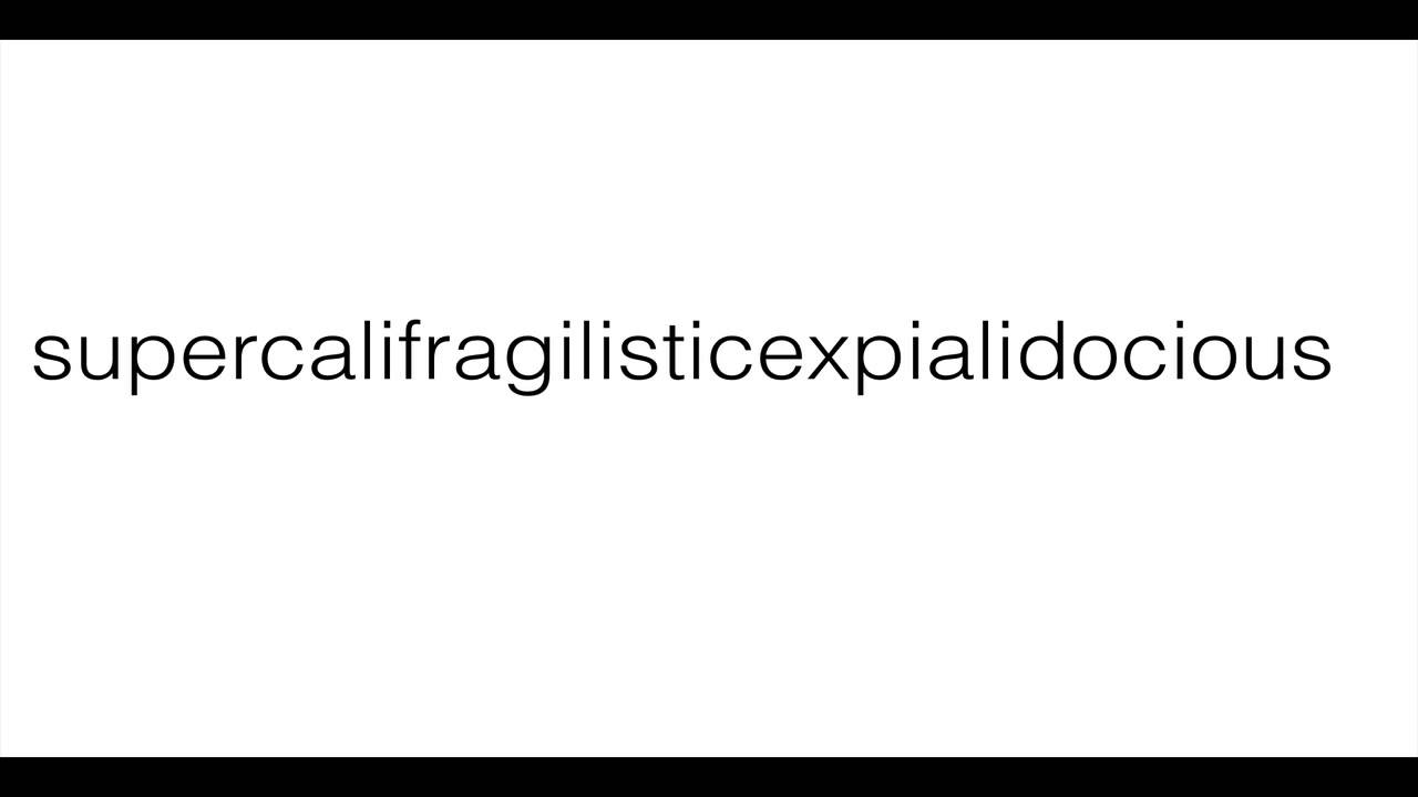 How to say supercalifragilisticexpialidocious in english youtube