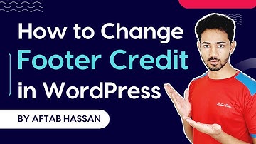 How to Change Footer Copyright Credits in Any WordPress Theme | Urdu / Hindi