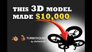 How this 3D Model made $10,000 on Turbosquid - Product Reveal and Breakdown