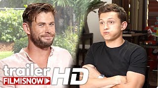 MEN IN BLACK vs SPIDER-MAN | Funny Interview Chris Hemsworth with Tom Holland
