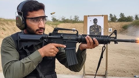 "M4 Carbine FULL AUTO Test Firing | 20 Rounds Real Review | Accuracy & Power Check" Ai made