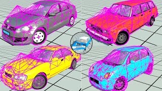 🔥MODS SOFT-BODY NOT SIMPLE CAR CRASH: Nissan Laurel, Vaz 2104, Daewoo Matiz, VW Polo screenshot 3
