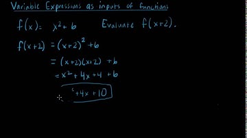 Variable Expressions as inputs of functions