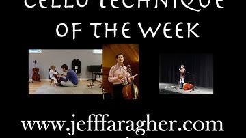 Week 2 - Left hand dexterity and endurance warm-up - Jeff Faragher Cello Technique of the Week
