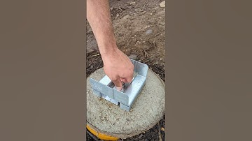 How to install Post base Simpson ABA66Z #deckbuilding #diy