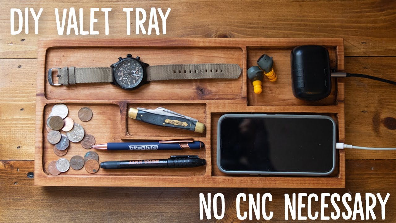 EDC SQUARE VALET TRAY: Leather Gifts/Accessories