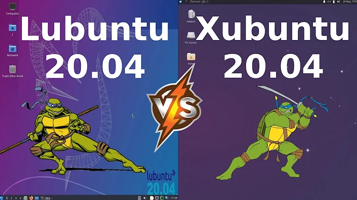 Lubuntu 20.04 vs Xubuntu 20.04