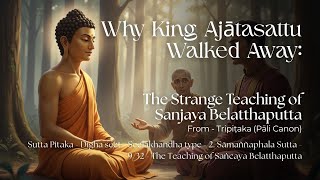 Why King Ajātasattu Walked Away: The Strange Teaching of Sanjaya Belatthaputta