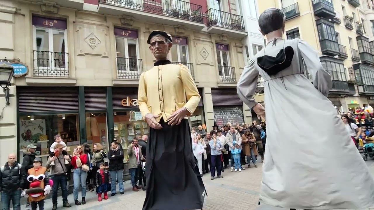 Vals IV de los gigantes de Bilbao en Bilbao ~Inauteriak~