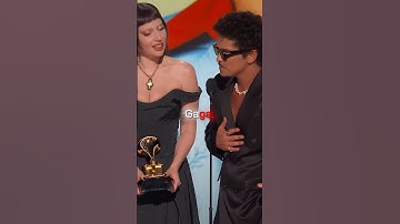 Bruno Mars and Lady Gaga WON a GRAMMY!! 😍❤️