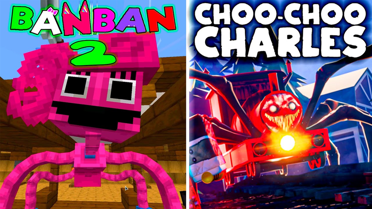 CHOO CHOO CHARLES vs GARTEN OF BANBAN Compilation pt.2 #choochoocharle