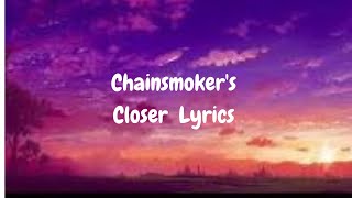 The Chainsmokers   Closer Lyrics (ft  Halsey) | Reef Lyrics