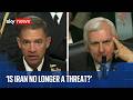 Is Iran still a military threat? U.S. Central Command chief responds to senator's question