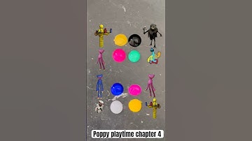 Poppy Playtime Chapter 4 #colormixing #shorts #satisfying #PoppyPlaytimeChapter4 #poppy #art