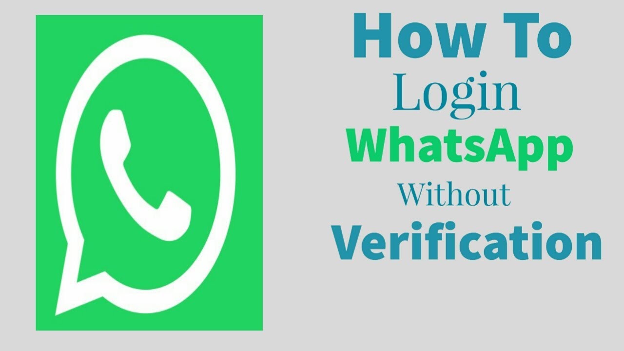 whatsapp login without phone