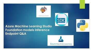 Azure ML: Foundation models Inference  Endpoint Q&A #azureml #machinelearning