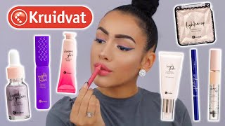 NIEUWE KRUIDVAT HUISMERK MAKEUP TESTEN !!