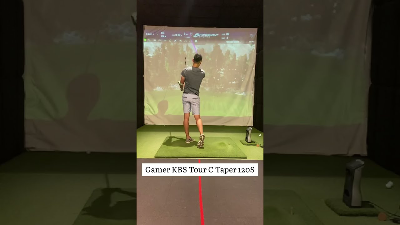 Iron shaft fitting KBS Tour C Taper 120 S VS True Temper Dynamic Gold X