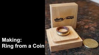 Making a Ring from a 50 Cent Coin