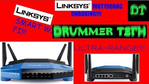 Linksys WRT1900AC Router Unboxing