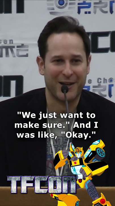 Vocal Versatility: Jeremy Levy as Bumblebee | Jeremy Levy Transformers Origin Story #shorts #tfcon
