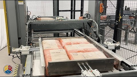 Palletizing Heavy Cement Bags - A-B-C Model 72B