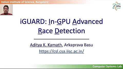 SOSP 2021: iGUARD: In-GPU Advanced Race Detection