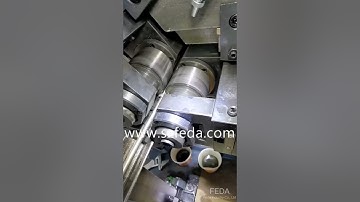 FD-60A thread rolling machine for making thru feed threads on pipes #threadrollingmachine #machine