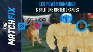 LCO 2023 SPLIT ONE POWER RANKINGS - The Matchfix EP00