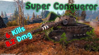 Super Conqueror - 6 Frags 8.2K Damage by player MeIIy