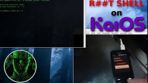 KaiOS and root permissions using the "telnetd" app (which uses the Telnet protocol) - Nokia 8110 4G
