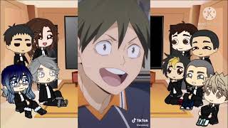 Haikyuu reacts to TikToks Part 16- Gacha Club {Past 3rd and 2nd years react to 1st years}