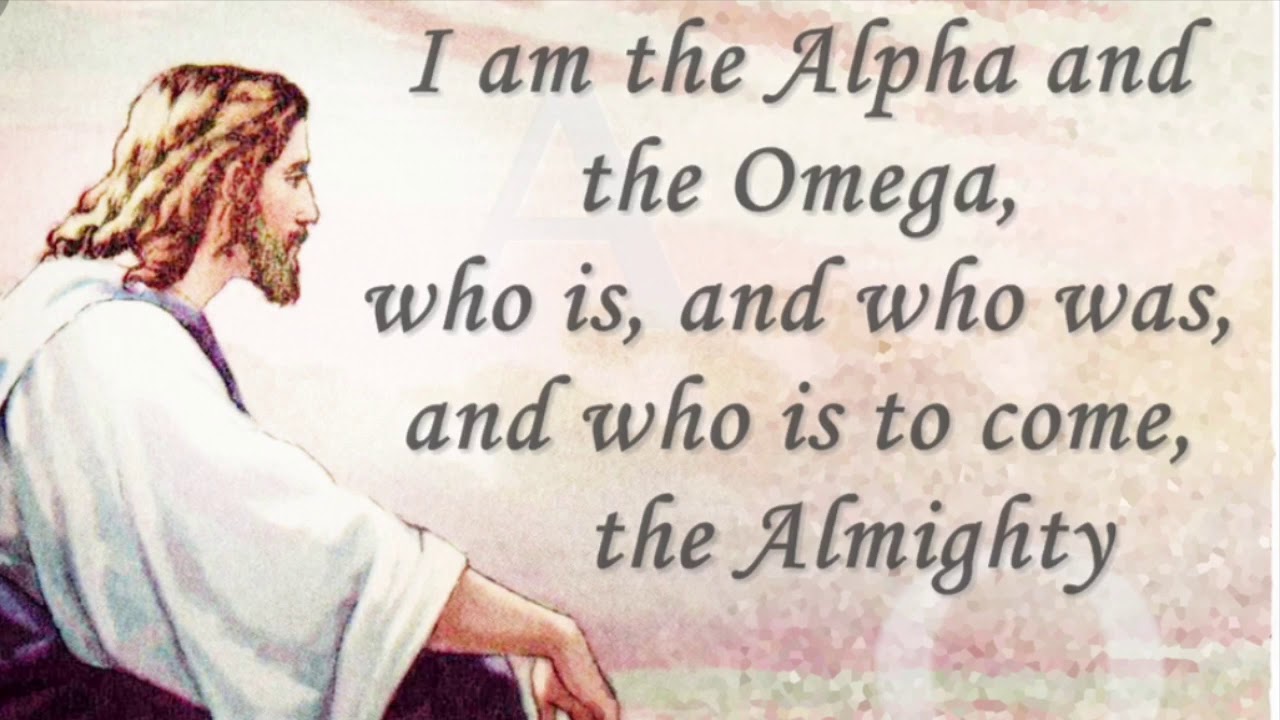 I am alpha. Alpha Omega Jesus. Alpha and Omega Jesus Christ.