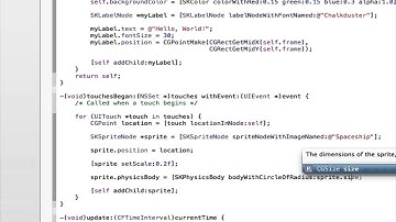 Sprite Kit - Adding Physics