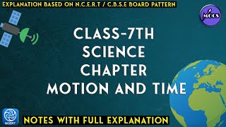 Class - 7 | Science | Chapter -13 | Motion And Time | Notes