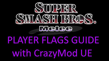 Super Smash Bros. Melee CrazyMod UE/Debug Menu - Player Flags Modifier (Guide)