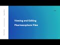 View/Edit Pharmacophore Features on GUI