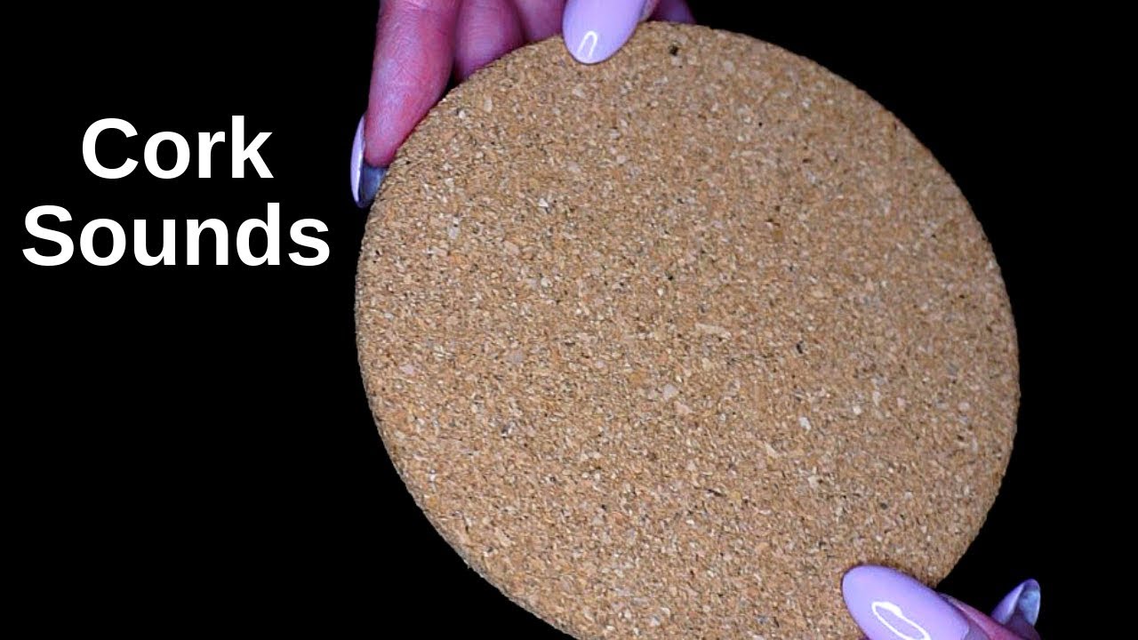ASMR Cork Sounds [Tapping, Scratching, Tracing]