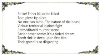 Death Angel - Territorial Instinct Bloodlust Lyrics