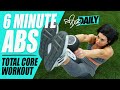 6 MINUTE ABS | Total Core Workout | #DLBDAILY