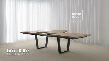 How to open the Mason Extendable Dining Table