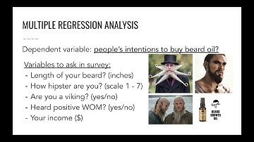 Regression Analysis - Theory