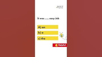 Articles : A An The। Quiz questions। । English grammar Quiz | article practice exercise