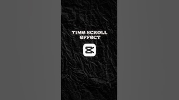 Time scroll effect tutorial in CapCut #trending #capcut #effects #tutorial #shorts #30dayschallenge