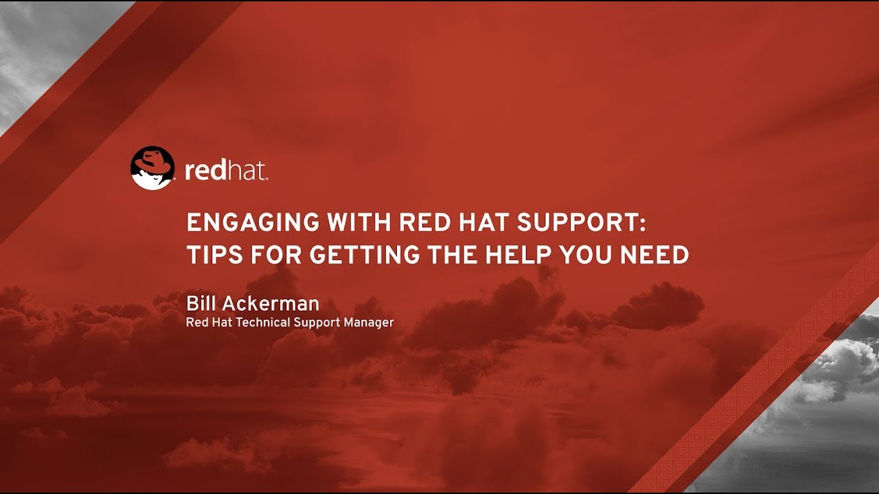 Engaging With Red Hat Support Tips for Getting the Help You Need YouTube